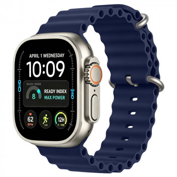 Tech-Protect IconBand Pro Armband für Apple Watch 4/5/6/7/8/9/SE/Ultra 1/2 (42/44/45/49 mm), Midnight Blue (THP2875)