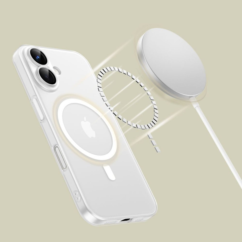 Tech-Protect MagSlim MagSafe Apple iPhone 16 Hülle, Matte/White