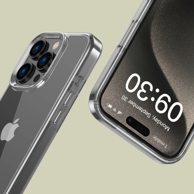 Tech-Protect Flexair Hybrid Hülle für Apple iPhone 16 Pro, transparent