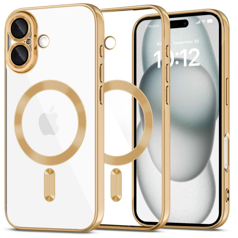 Tech-Protect MagFlex MagSafe Hülle für Apple iPhone 16, Shiny Gold