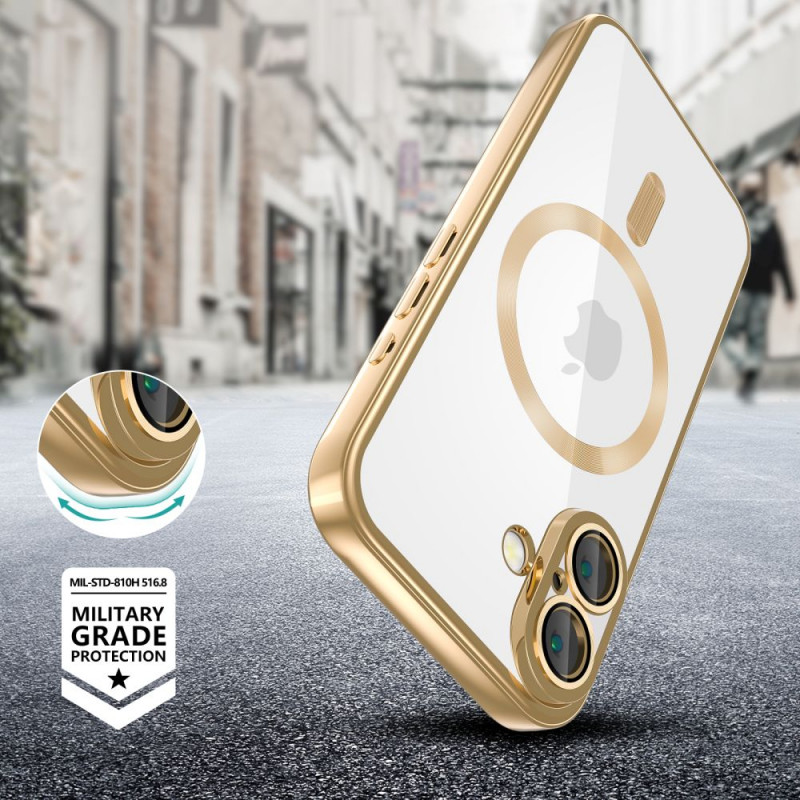 Tech-Protect MagFlex MagSafe Hülle für Apple iPhone 16, Shiny Gold