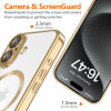Tech-Protect MagFlex MagSafe Hülle für Apple iPhone 16, Shiny Gold