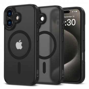 Tech-Protect MagCam MagSafe Hülle für Apple iPhone 16, Mattschwarz