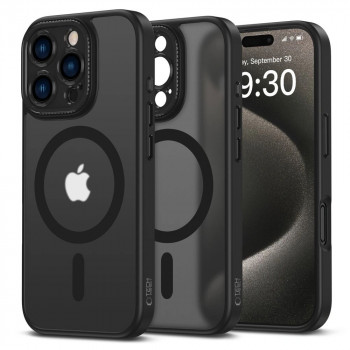 Tech-Protect MagCam MagSafe Hülle für Apple iPhone 16 Pro Max, Mattschwarz