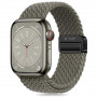 Tech-Protect Nylonmag Armband für Apple Watch 4/5/6/7/8/9/SE/Ultra 1/2, 42/44/45/49 mm, Olive Grey