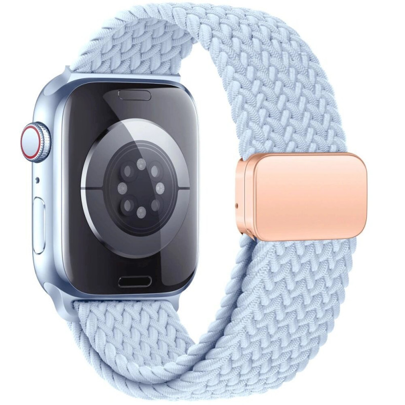 Tech-Protect Nylonmag Armband für Apple Watch 4/5/6/7/8/9/SE/10, 38/40/41/42 mm, Baby Blue