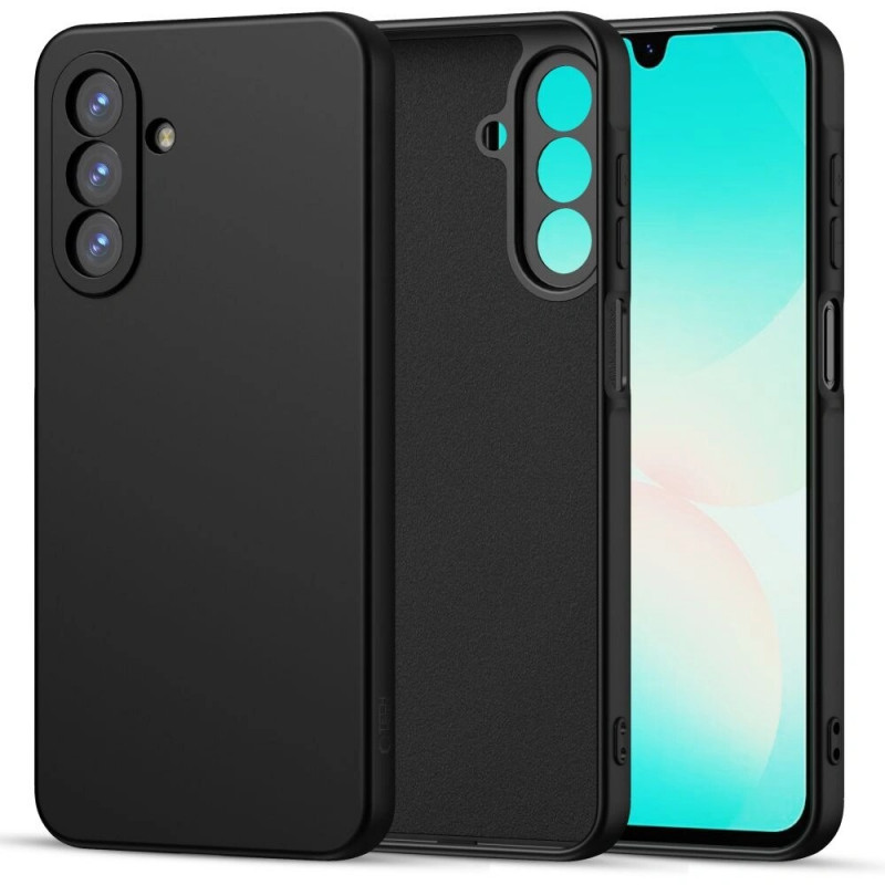Tech-Protect Icon Silikon-Hülle für Samsung Galaxy A17 / A18 4G / 5G, Schwarz (THP4642)