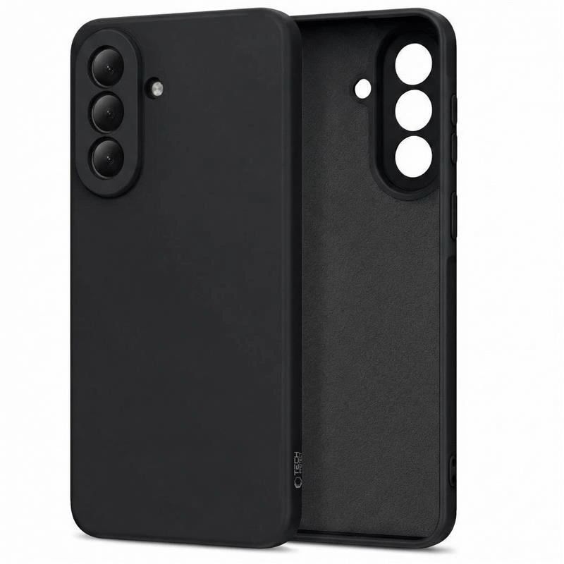 Tech-Protect Icon Silikon-Hülle für Samsung Galaxy A17 / A18 4G / 5G, Schwarz (THP4642)