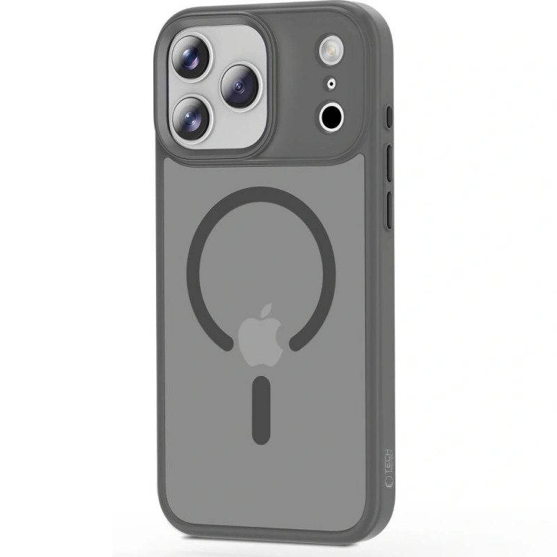Tech-Protect Magmat MagSafe Hülle für Apple iPhone 17 Pro, mattes Kreidegrau