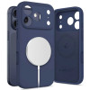 Tech-Protect Silikon MagSafe Hülle für Apple iPhone 17 Pro, Deep Blue