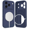 Tech-Protect Silikon MagSafe Hülle für Apple iPhone 17 Pro Max, Deep Blue
