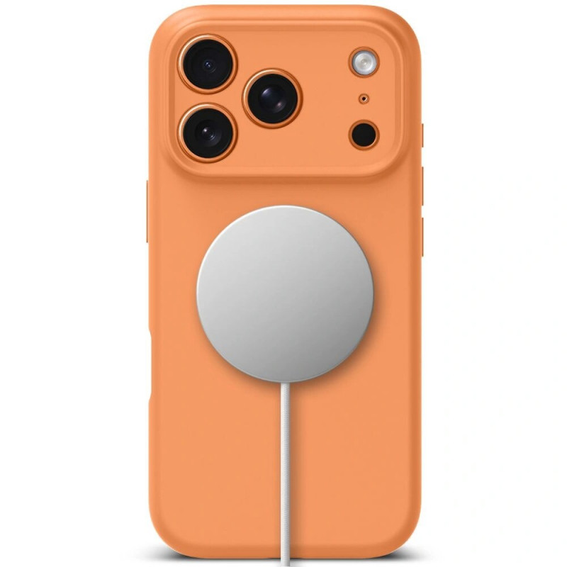 Tech-Protect Silikon MagSafe Hülle für Apple iPhone 17 Pro Max, Cosmic Orange