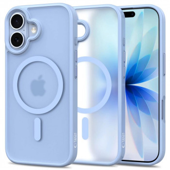 Tech-Protect MagMat MagSafe Hülle für Apple iPhone 17, Matte Mist Blue