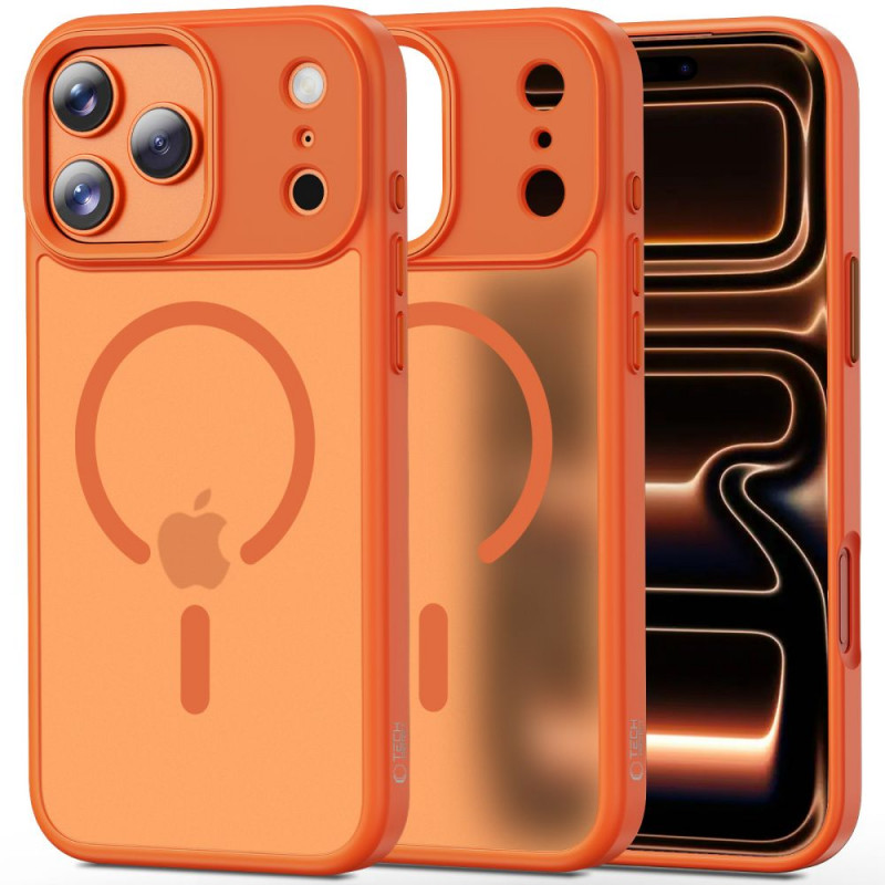 Tech-Protect Magmat MagSafe Hülle für Apple iPhone 17 Pro, mattes Cosmic Orange