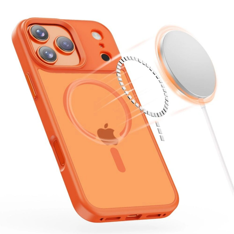 Tech-Protect Magmat MagSafe Hülle für Apple iPhone 17 Pro, mattes Cosmic Orange