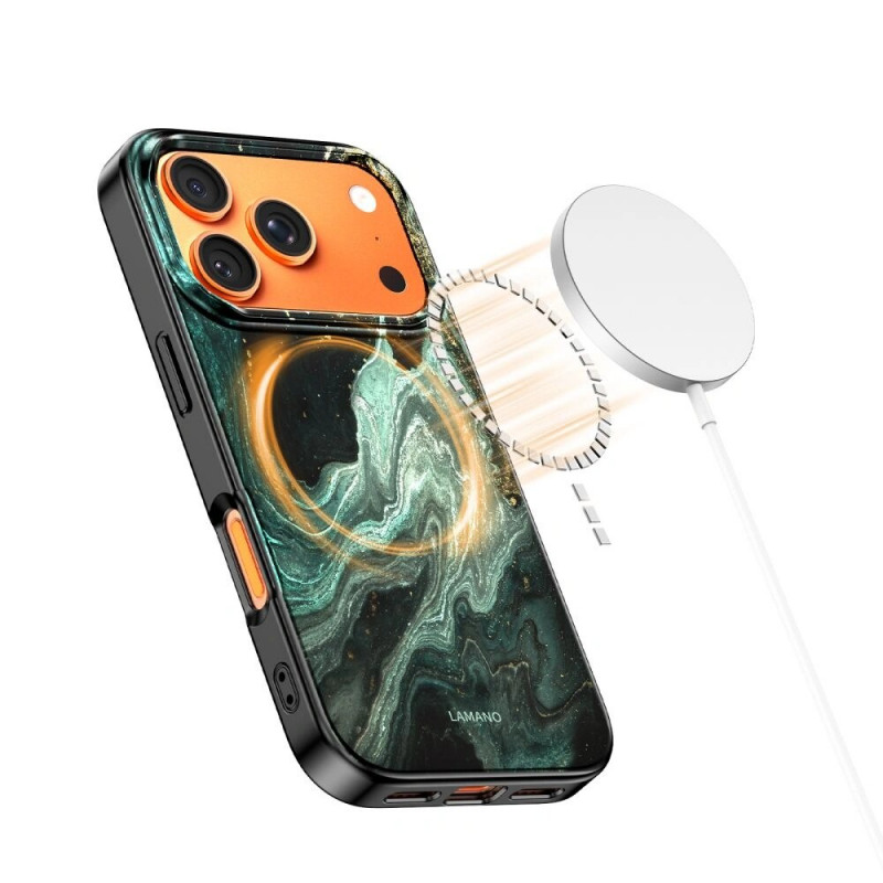 Tech-Protect Lamano MagSafe Hülle für Apple iPhone 17 Pro Max, Verde Aura