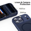 Tech-Protect Magmat MagSafe Hülle für Apple iPhone 17 Pro, mattes Dunkelblau