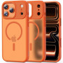 Tech-Protect Magmat MagSafe Hülle für Apple iPhone 17 Pro Max, mattes Cosmic Orange