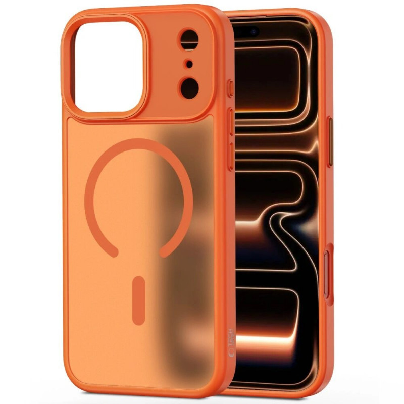 Tech-Protect Magmat MagSafe Hülle für Apple iPhone 17 Pro Max, mattes Cosmic Orange
