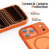 Tech-Protect Magmat MagSafe Hülle für Apple iPhone 17 Pro Max, mattes Cosmic Orange