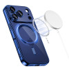 Tech-Protect MagFlex MagSafe Hülle für Apple iPhone 17 Pro, Shiny Deep Blue