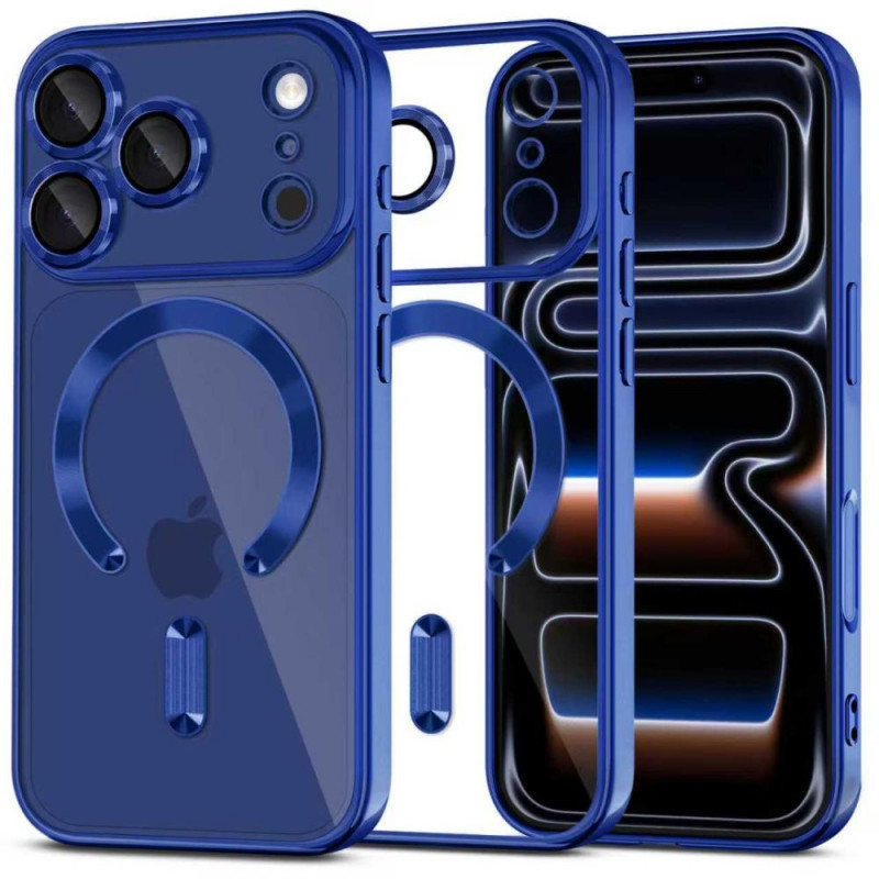Tech-Protect MagFlex MagSafe Hülle für Apple iPhone 17 Pro Max, Shiny Deep Blue