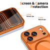 Tech-Protect MagFlex MagSafe Hülle für Apple iPhone 17 Pro Max, Shiny Cosmic Orange