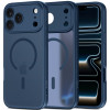 Tech-Protect BasicMag MagSafe Hülle für Apple iPhone 17 Pro Max, Mattschwarz Dunkelblau