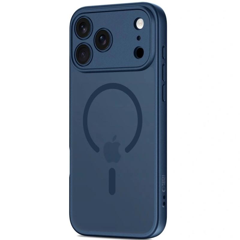 Tech-Protect BasicMag MagSafe Hülle für Apple iPhone 17 Pro Max, Mattschwarz Dunkelblau