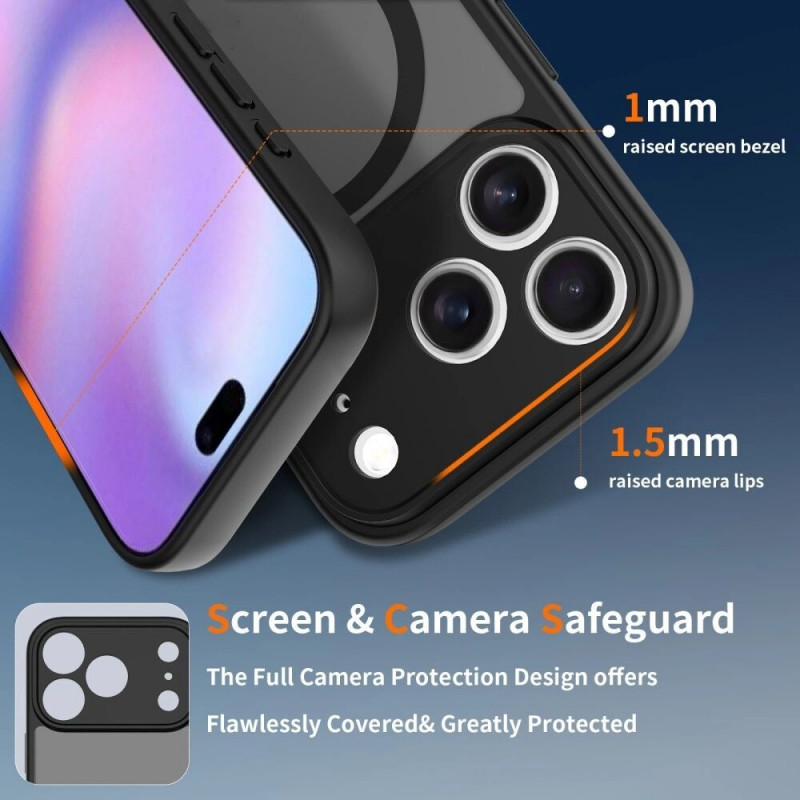 Tech-Protect BasicMag MagSafe Hülle für Apple iPhone 17 Pro Max, mattes Cosmic Orange