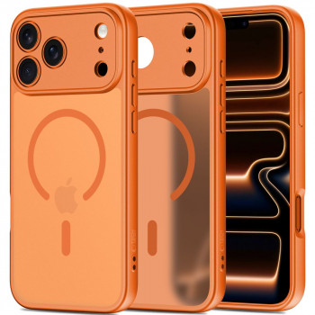 Tech-Protect BasicMag MagSafe Hülle für Apple iPhone 17 Pro, mattes Cosmic Orange