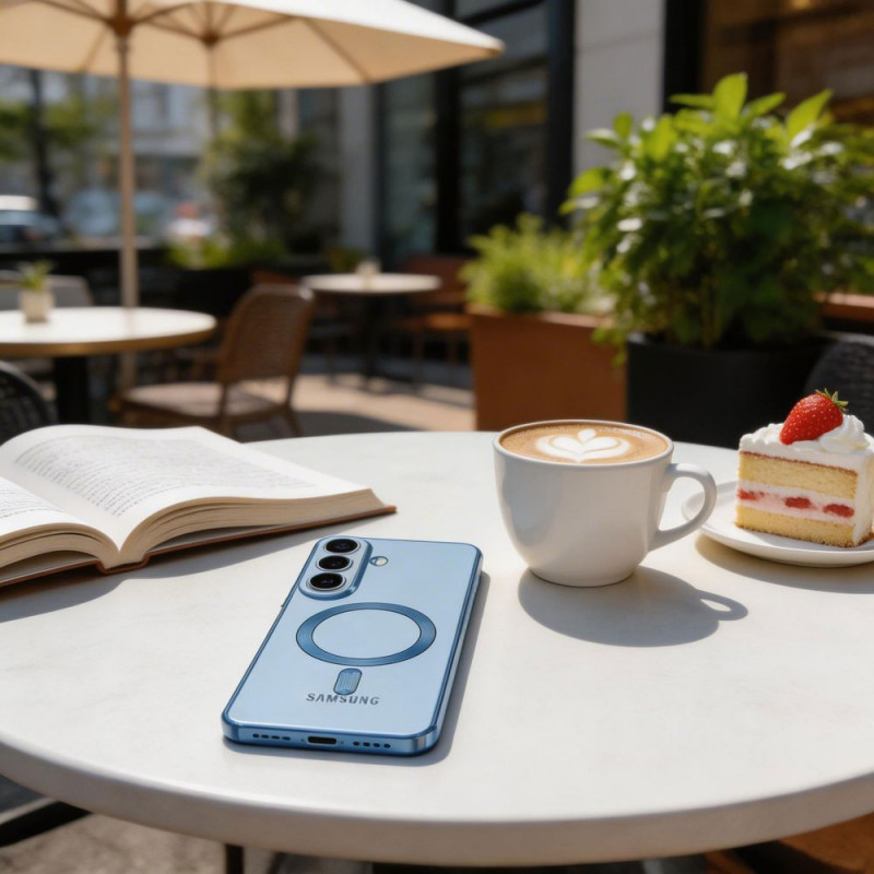 Tech-Protect Magflex MagSafe Hülle für Samsung Galaxy S26, Sky Blue
