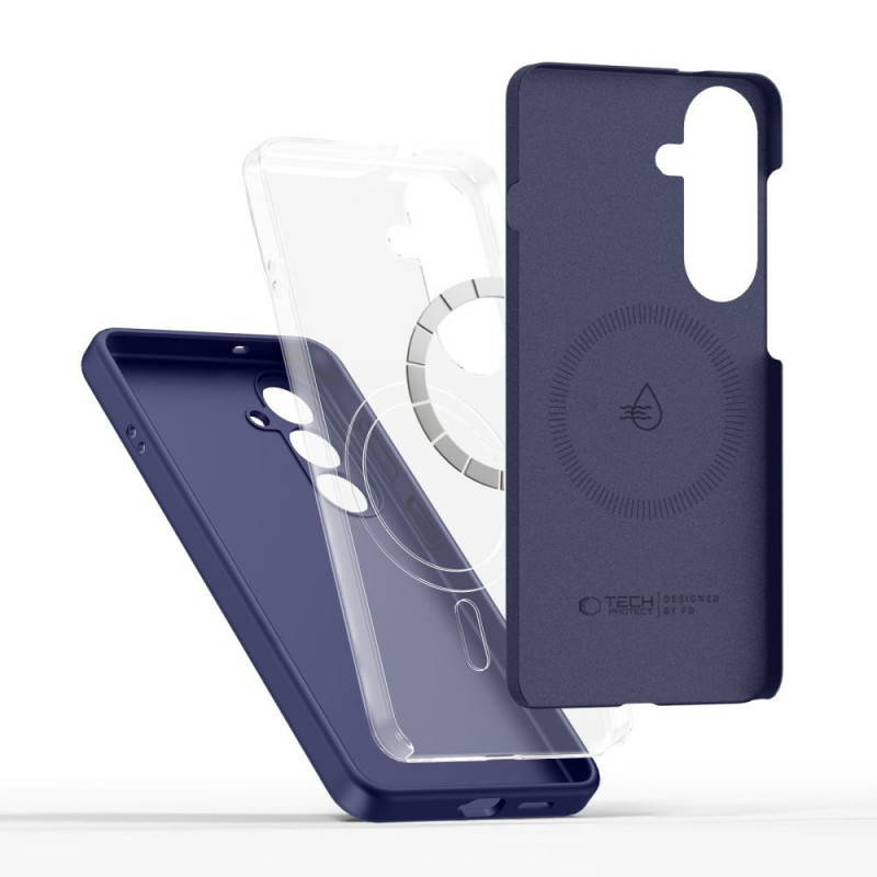 Tech-Protect Silikon MagSafe Hülle für Samsung Galaxy S26, Cobalt Violet