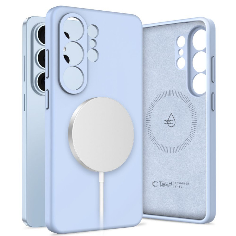 Tech-Protect Silikon MagSafe Hülle für Samsung Galaxy S26 Ultra, Sky Blue