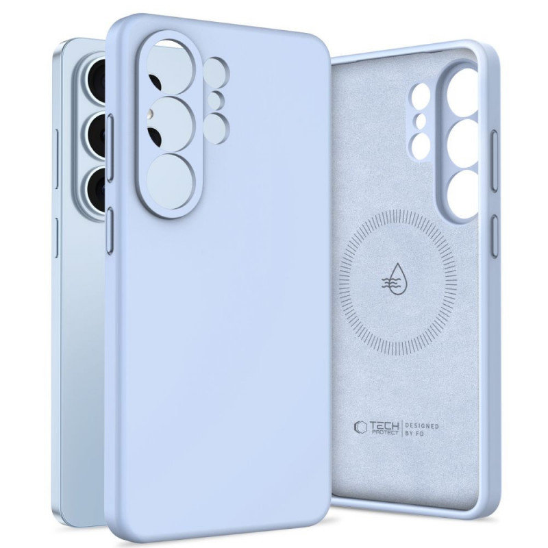 Tech-Protect Silikon MagSafe Hülle für Samsung Galaxy S26 Ultra, Sky Blue
