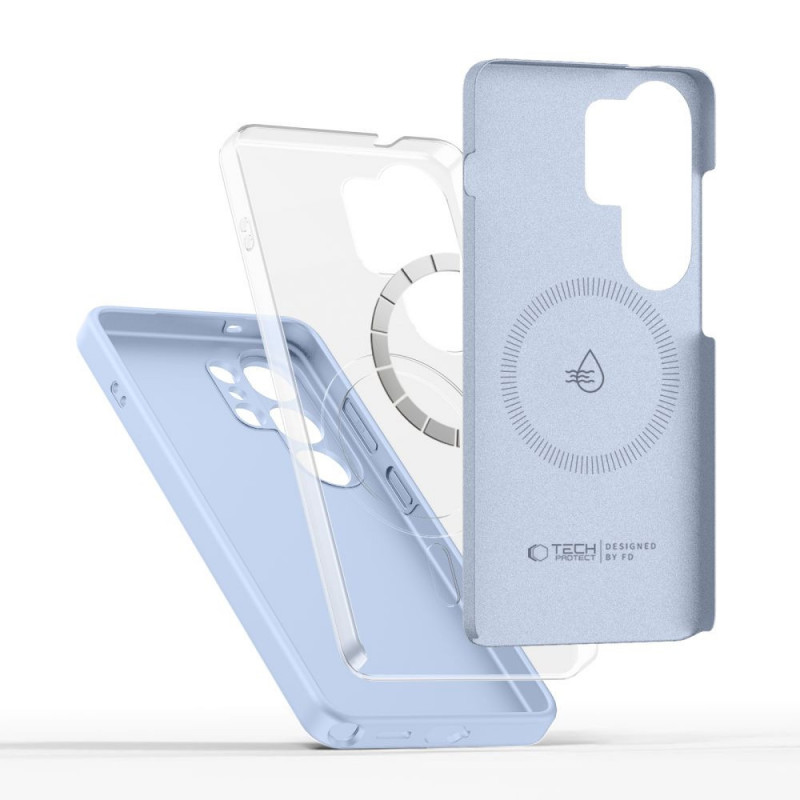 Tech-Protect Silikon MagSafe Hülle für Samsung Galaxy S26 Ultra, Sky Blue