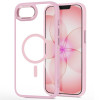 Tech-Protect Magmat MagSafe Hülle für Apple iPhone 16e / 17e, Soft Pink/clear