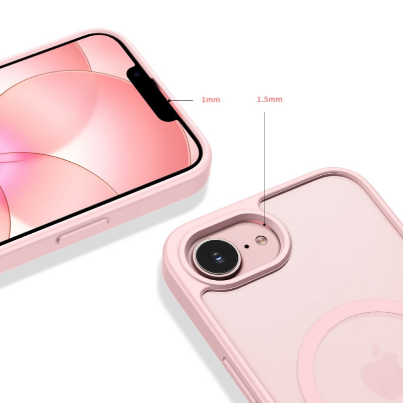 Tech-Protect BasicMag MagSafe Hülle für Apple iPhone 16e / 17e, mattes Soft Pink