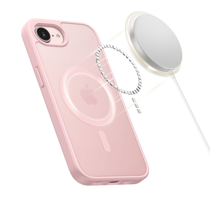 Tech-Protect BasicMag MagSafe Hülle für Apple iPhone 16e / 17e, mattes Soft Pink