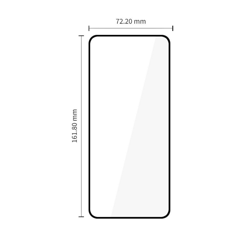 Tech-Protect Glass Fit+ Panzerglas für Motorola Moto G57 / G57 Power / G67 Power (2 Stk.), Schwarz