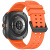 Tech-Protect Silikon-Air-Armband für Samsung Galaxy Watch Ultra 1 / 2 (2024-2026) 47 mm, Tangerine Orange