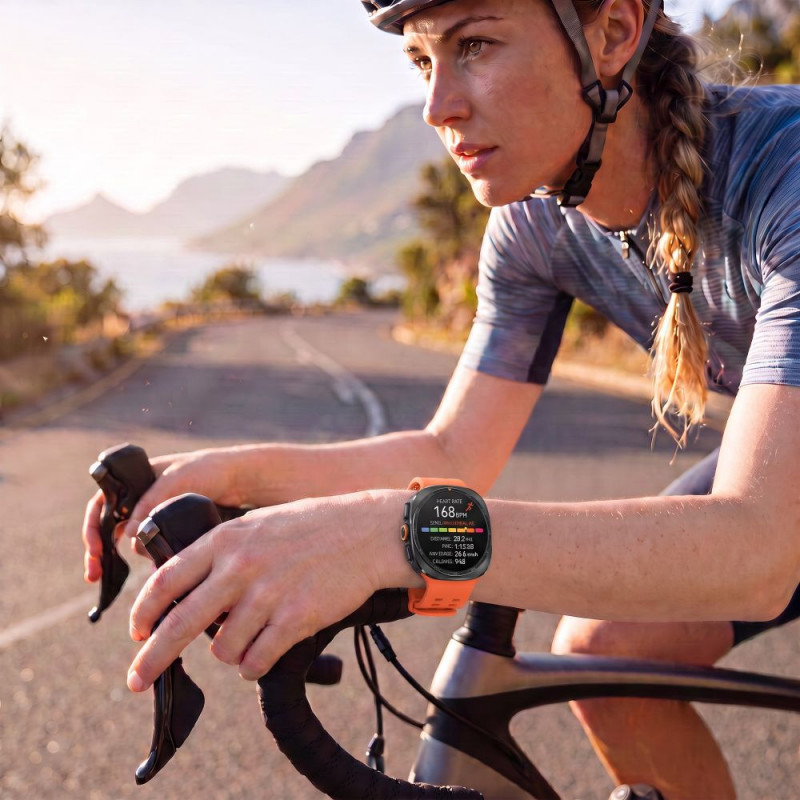 Tech-Protect Silikon-Air-Armband für Samsung Galaxy Watch Ultra 1 / 2 (2024-2026) 47 mm, Tangerine Orange
