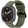 Tech-Protect Silikon-Air-Armband für Samsung Galaxy Watch Ultra 1 / 2 (2024-2026) 47 mm, Olive Green
