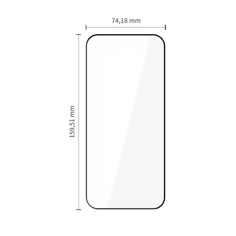 Tech-Protect Glass Fit+ Panzerglas Xiaomi Poco F8 Ultra THP5047, Schwarz (2 Stk.)
