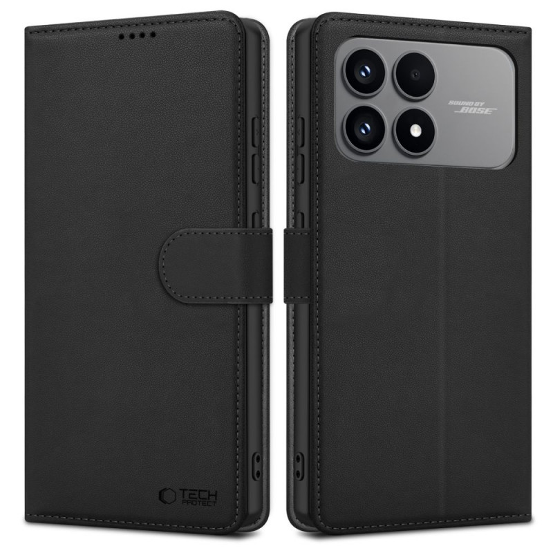 Tech-Protect Wallet Case Xiaomi Poco F8 Pro, Schwarz