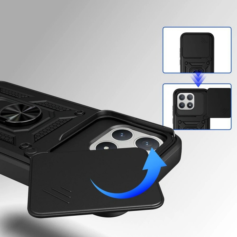 Tech-Protect CamShield Pro Hülle Xiaomi Poco F8 Pro, Schwarz