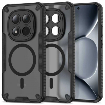 Tech-Protect Rugged Shield MagSafe Hülle Xiaomi Poco M8 Pro / Redmi Note 15 Pro+ 5G, Mattschwarz