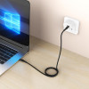 Tech-Protect Ultraboost UB11T USB-C-auf-USB-C-Kabel PD 240W, 100 cm, Schwarz
