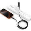Tech-Protect Ultraboost UB11T USB-C-auf-USB-C-Kabel PD 240W, 200 cm, Schwarz