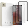 Tech-Protect Glass Fit+ Panzerglas für Nothing Phone 3 / 3a / 3a Pro (2 Stück), Schwarz